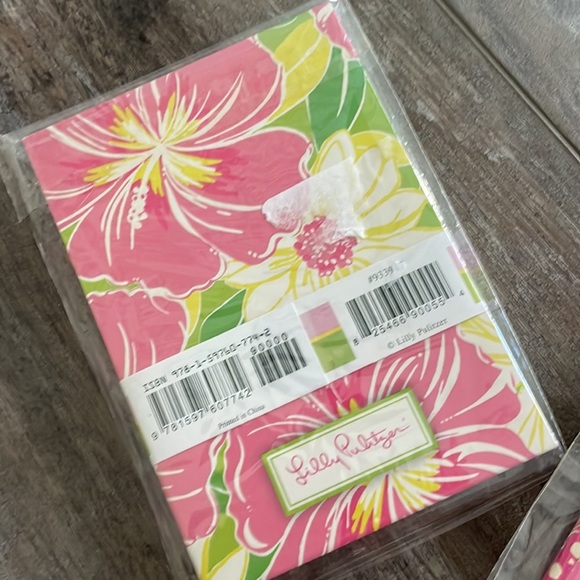 Lilly Pulitzer White Board in Bloomers & Pocket Pad in Havana Good Time NWT - Picture 5 of 8